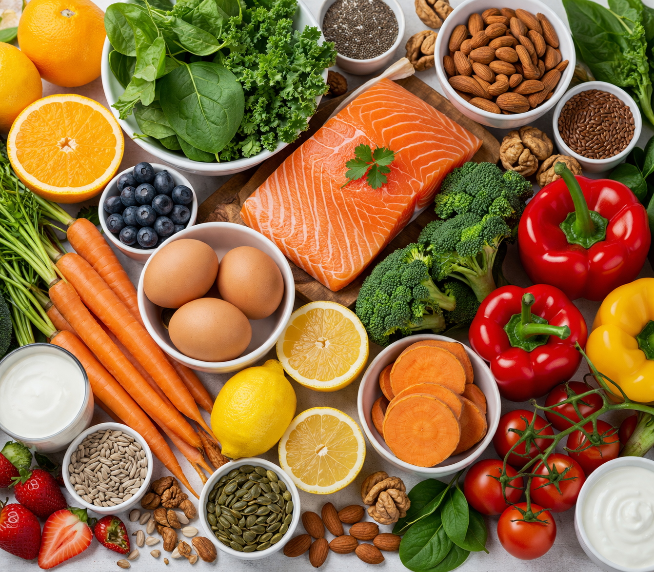 Foods that helps to improve your vision